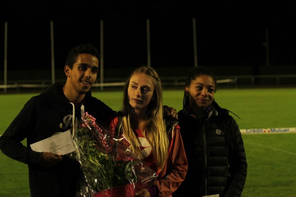 Le podium du sprint, Annecy Haute-Savoie Athlétisme truste les 3 premières places