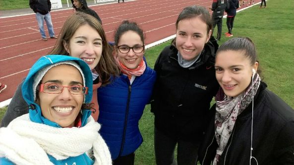 De gauche à droite, Loubna Bassine CTS, Jeanne Billa, Chloé Bouchet-Liou, Capucine Thro et Sarah Lacroix