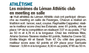 Athlétisme