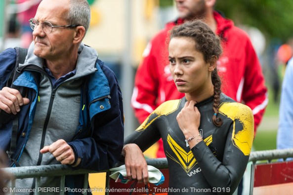 edmée LACHAT au triathlon de thonon